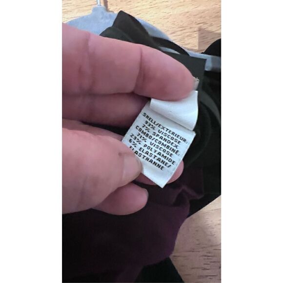 DIANE VON FURSTENBERG GLADYS SHIRRED PURPLE BLACK RUCHED DRESS SZ 2 - Picture 12 of 12